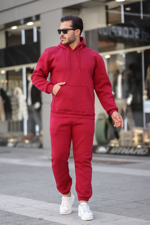 3-Thread Brushed Basic Sweatshirt – Unisex – Thick Winter Fabric