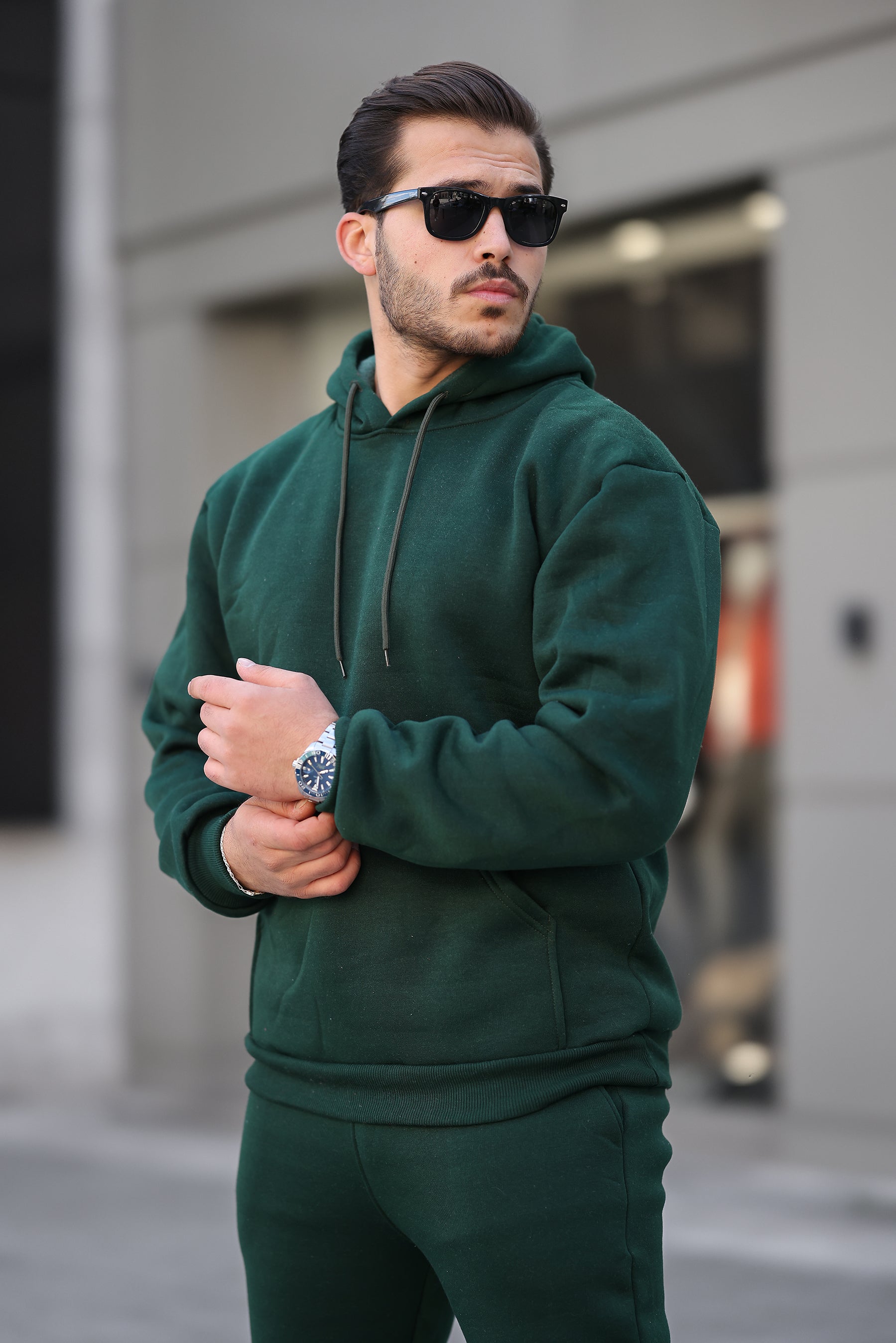 3 İplik Şardonlu Basic Sweatshirt – Unisex – Kışlık Kalın Kumaş