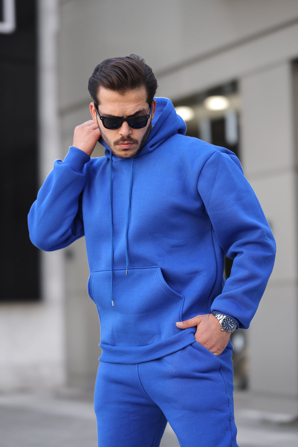 3 İplik Şardonlu Basic Sweatshirt – Unisex – Kışlık Kalın Kumaş
