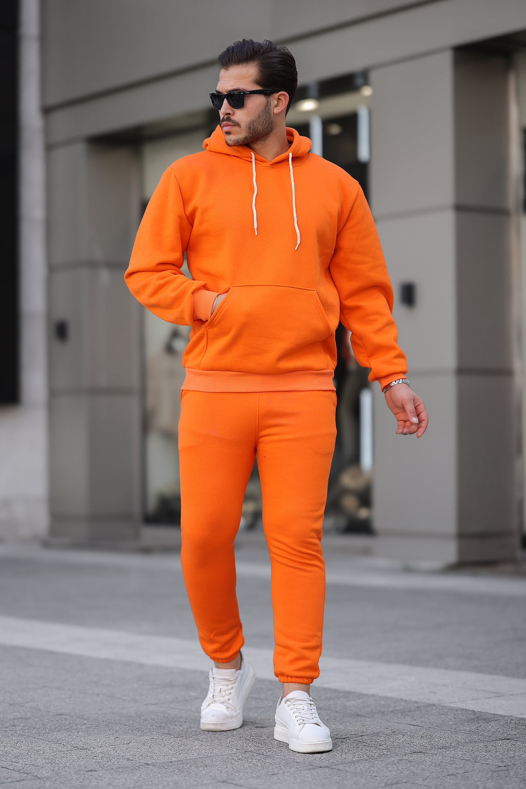 3 İplik Şardonlu Basic Sweatshirt – Unisex – Kışlık Kalın Kumaş