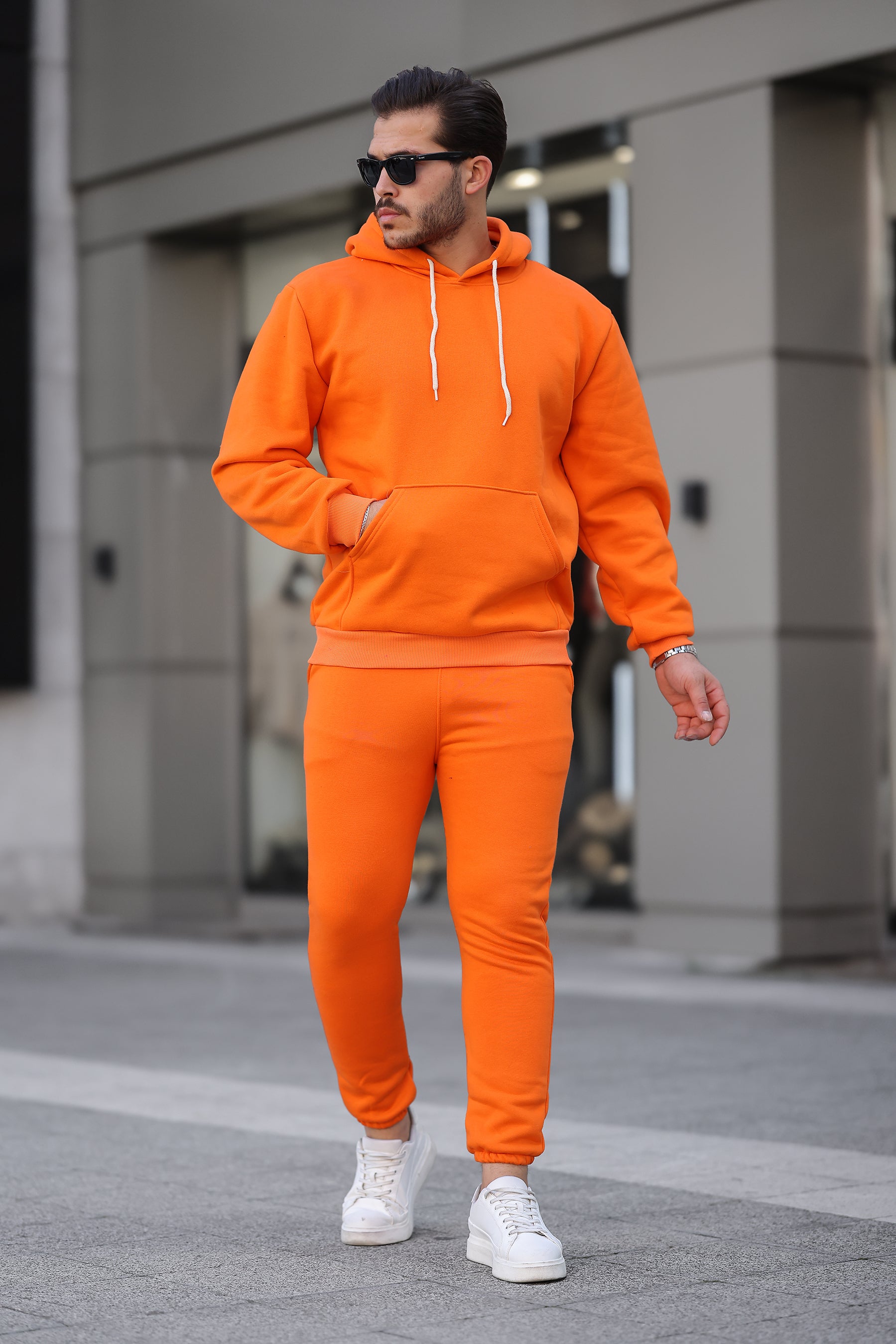 3 İplik Şardonlu Basic Sweatshirt – Unisex – Kışlık Kalın Kumaş