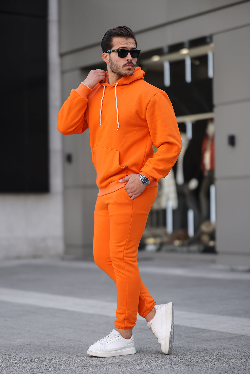 3 İplik Şardonlu Basic Sweatshirt – Unisex – Kışlık Kalın Kumaş