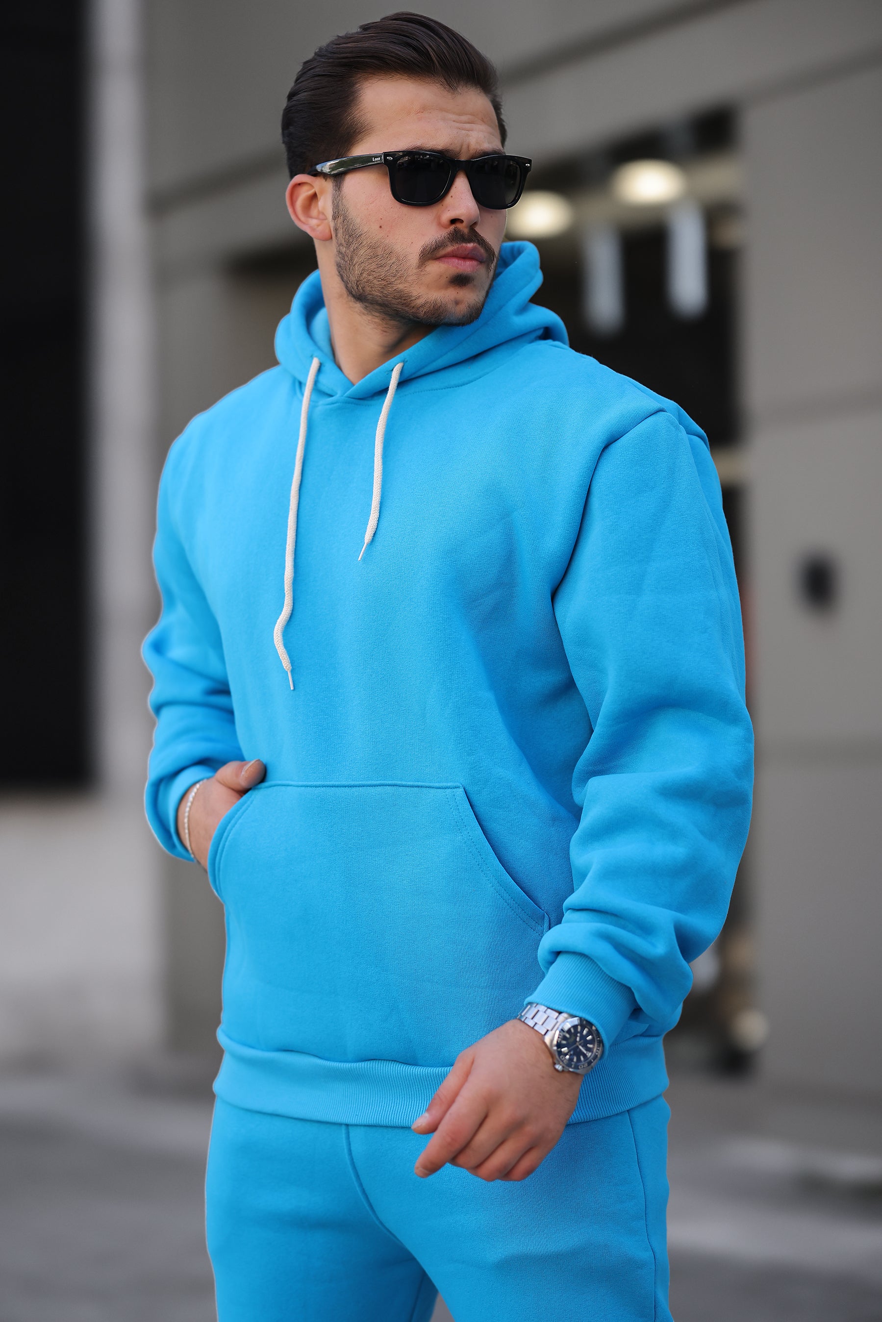 3 İplik Şardonlu Basic Sweatshirt – Unisex – Kışlık Kalın Kumaş